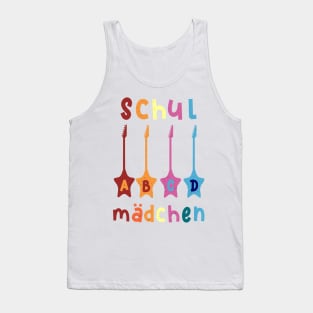 Schulmädchen ABCD Rockstar T shirt Tank Top